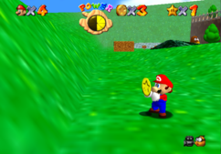 File:Mario holding a coin clone.png