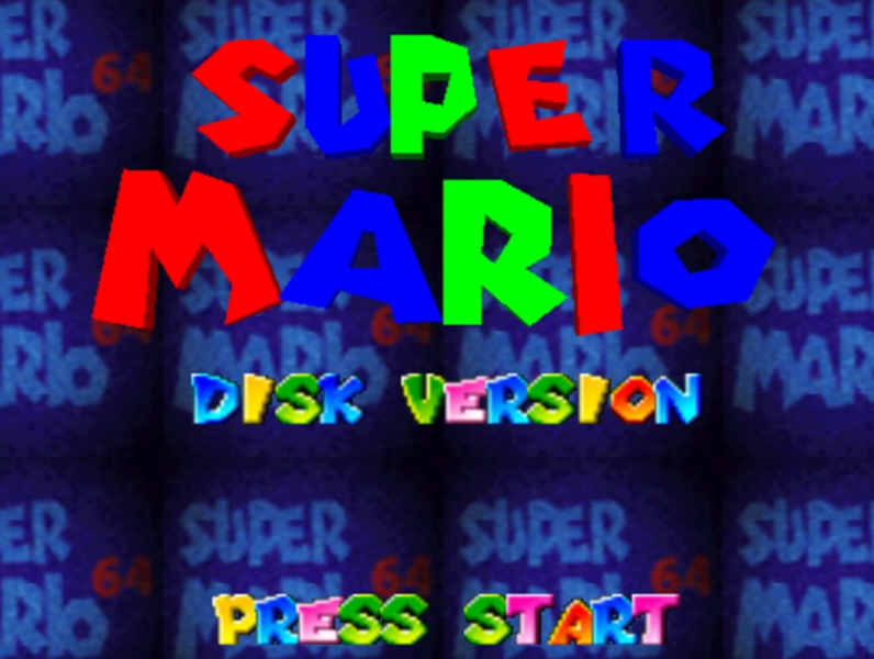 File:SM64DD Title Screen.png
